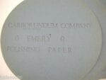 5pcs 8" Round Emory 0 Grit Polishing Discs, Carborundum USA - Image 2