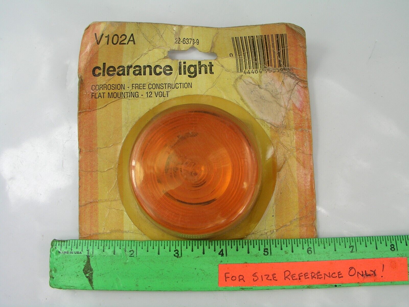Round Amber Clearance Marker Running Light, Peterson V102A Main Image Round Amber Clearance Marker Running Light, Peterson V102A - Image 1