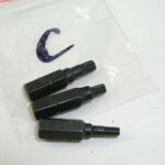 Torx 1/4" Screw Bits, USA Lot C T15 T20 T25, 3pc Set