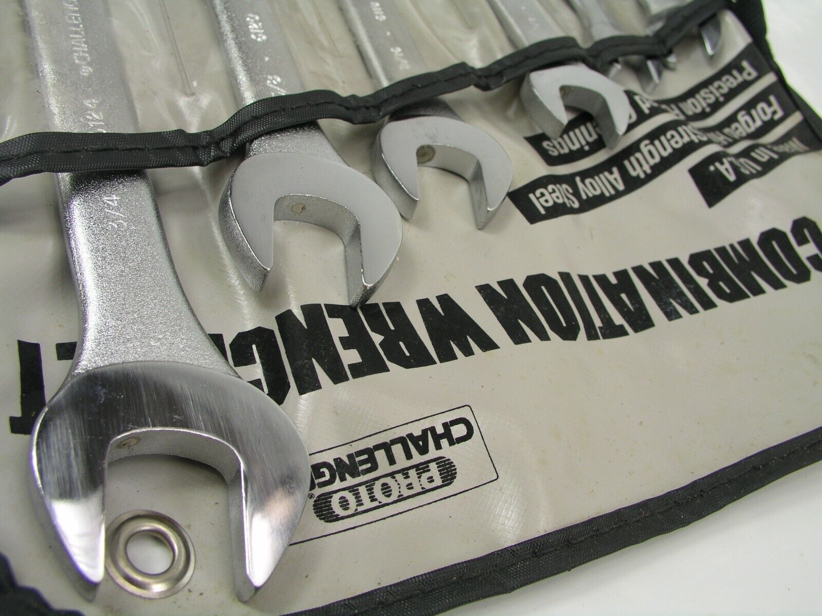 6pc SAE Combination Wrench Set, Proto Challenger 6150 Gallery Image 1 6pc SAE 3/8" thru 3/4" Combination Wrench Set Proto Challenger 6150 - Image 3