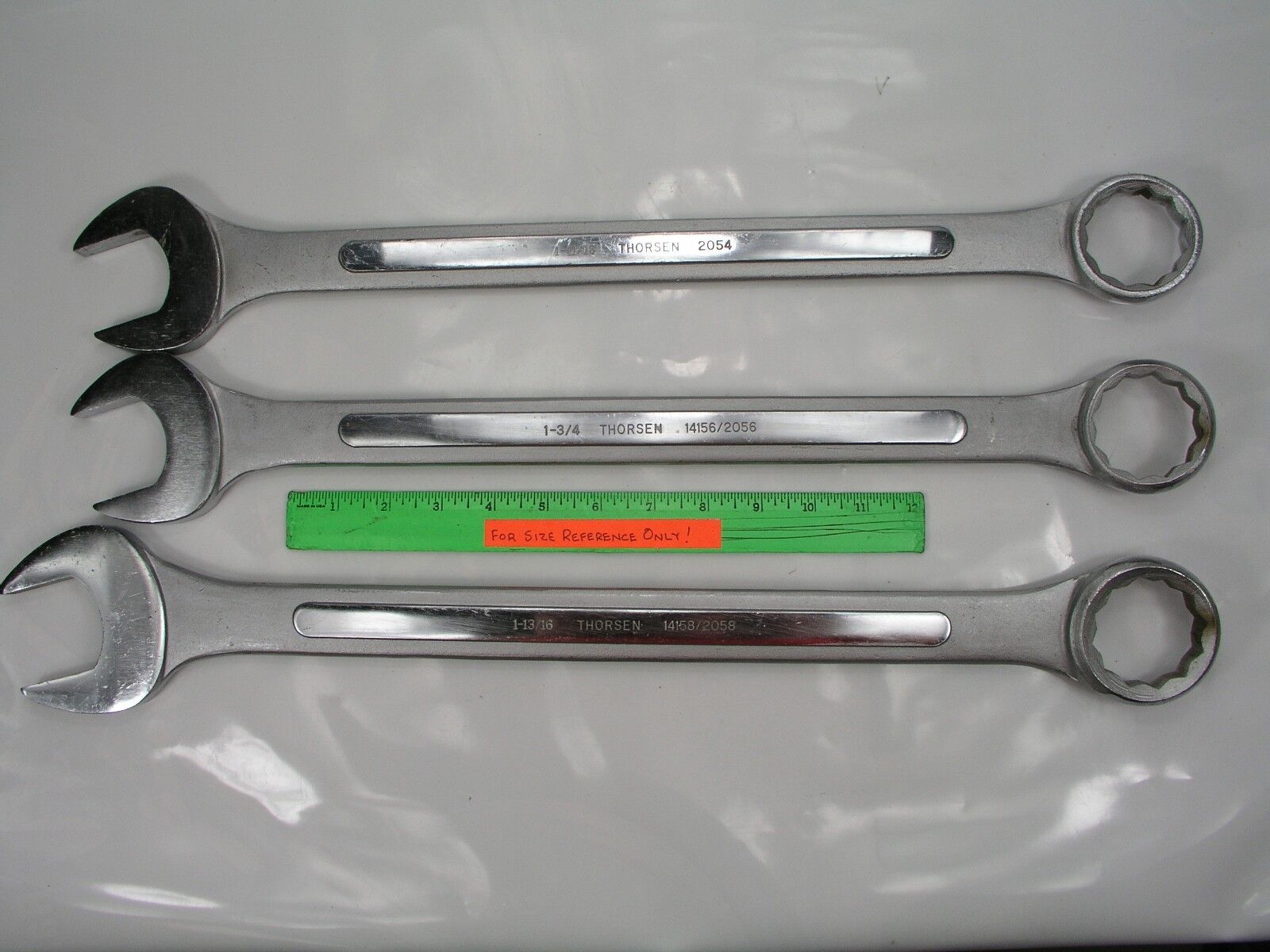 Jumbo Combination Wrench Set, Thorsen USA 1-13/16", 1-3/4" & 1-11/16" Main Image Jumbo Combination Wrench Set Thorsen USA 1-13/16", 1-3/4" & 1-11/16" - Image 1