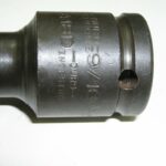 Vintage Double Struck Error Impact Socket, Both Duro Chrome and Indestro Super