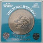 1981 Royal Wedding Commemorative Coin, 25 pence, Princess Diana Whales
