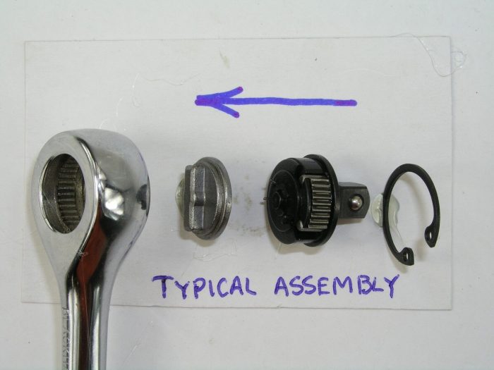 1/2" Drive Ratchet Repair Kit 49945R, for Blackhawk & Others COARSE TOOTH 9T - Image 5