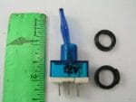 12v Toggle Switch, Blue Illuminated, Little Fuse - Image 2