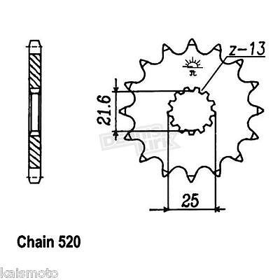 Front Counter Shaft 15T Sprocket Answer 02-0512 Vintage Yamaha & Kawasaki Gallery Image 1 Front Counter Shaft 15T Sprocket Answer 02-0512 Vintage Yamaha & Kawasaki - Image 3