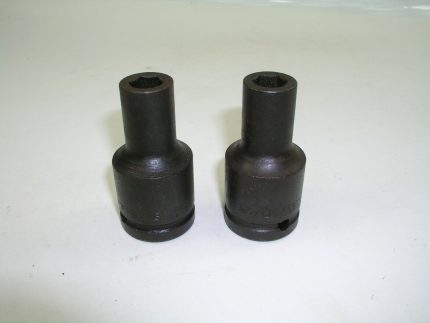 9/16" Impact Socket with 3/4" Drive, U Pick Brand Duro Chrome Industro USA