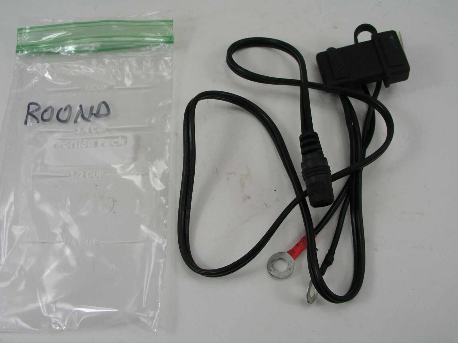 Battery Power Cord with Round Connector, Fused Main Image Battery Power Cord with Round Connector, Fused - Image 1