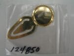 Gold Brass Book Mark, 17.5mm Cabochon