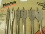 Flat Spade Wood Drill Set, Disston 5091 - Image 2