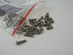 10pcs  #4-48 x 3/8"  Stainless Pan Head Machine Screws