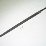8" Triangle File Extra Slim Black Diamond Nicholson USA