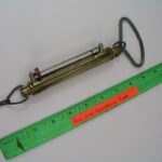 Chatillon IN-30 Brass Spring Scale With Hold, Metric and Pounds  30lbs