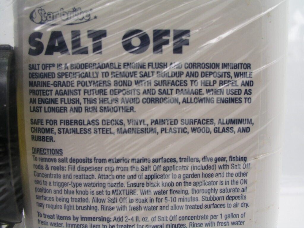Star Brite Salt Off Concentrate Anti Corrosion Treatment with Applicator Away Gallery Image 2 Star Brite Salt Off Concentrate Anti Corrosion Treatment with Applicator Away - Image 4
