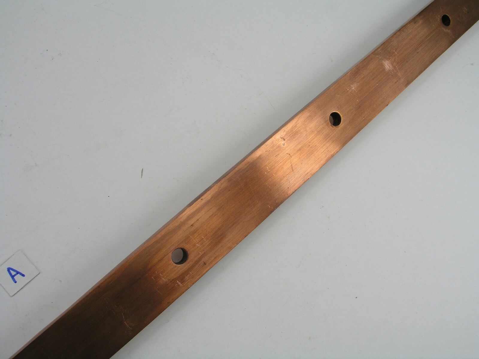 3/8" Flat Copper Bar 1-1/4" Wide x 37-3/8" Long               lot A Gallery Image 3 3/8" Flat Copper Bar 1-1/4" Wide x 37-3/8" Long               lot A - Image 5