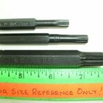 3pc Triple Square Bit Drivers Adapter Set, M6 M8 M12 , KD Tools USA