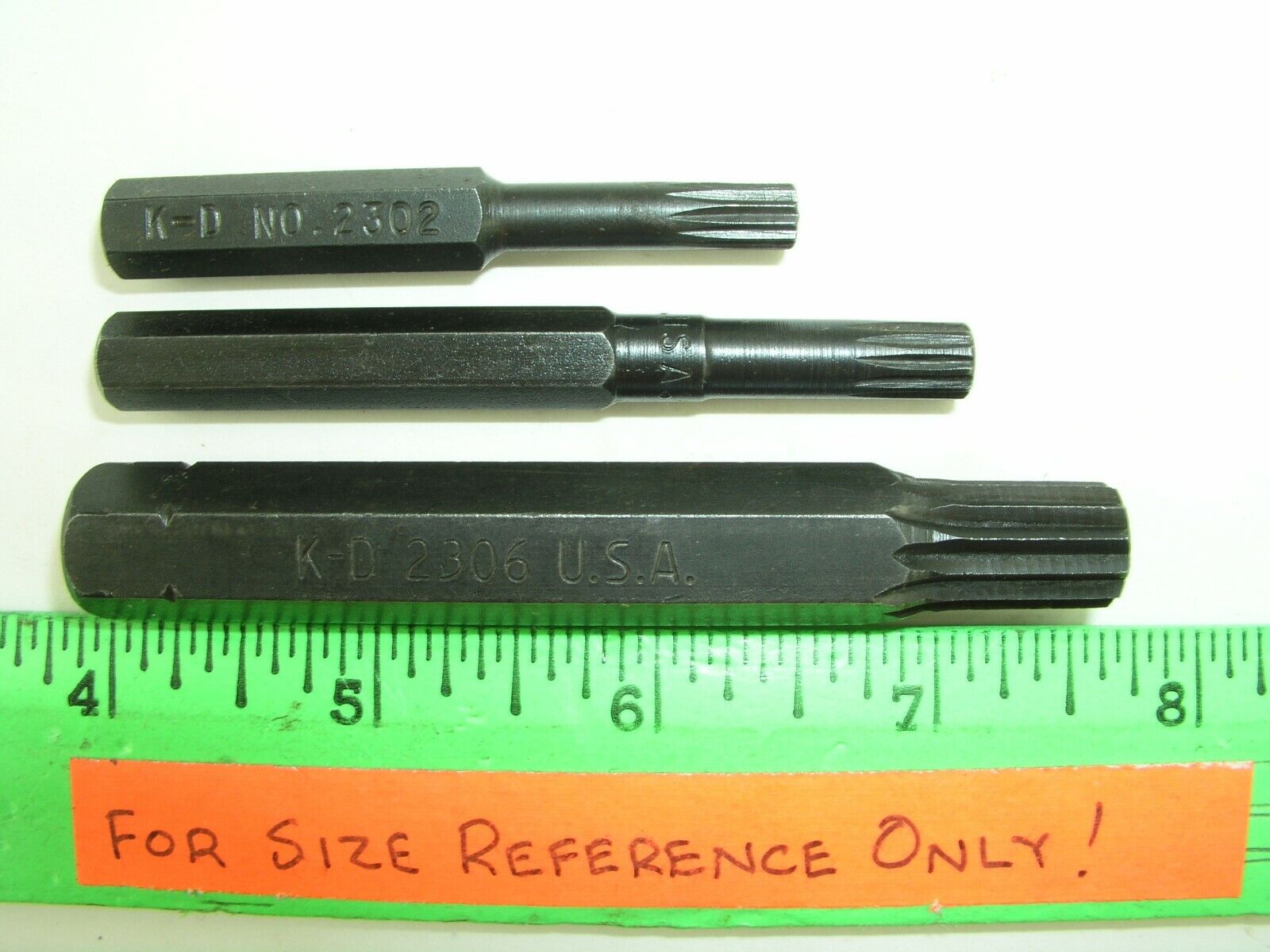 3pc Triple Square Bit Drivers Adapter Set, M6 M8 M12 , KD Tools USA Main Image 3pc Triple Square Bit Drivers Adapter Set, M6 M8 M12 , KD Tools USA - Image 1