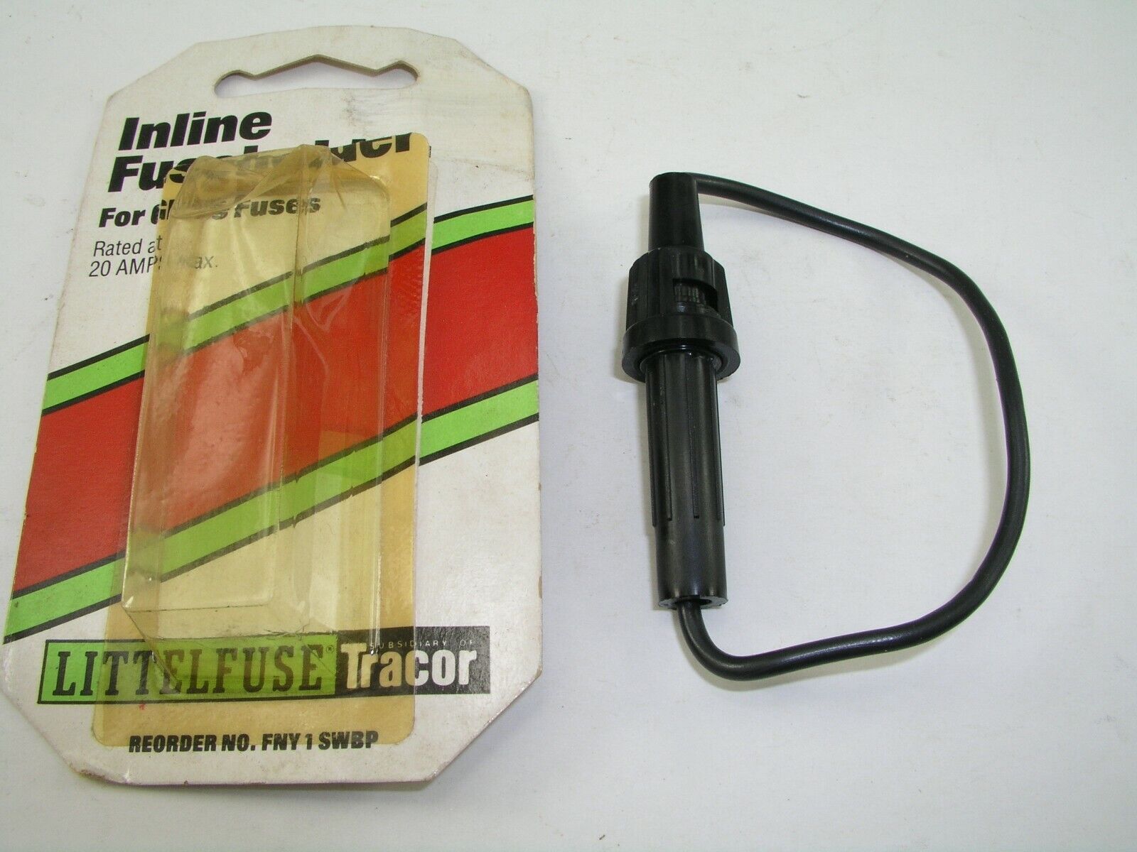 In-Line Fuse Holder, 20 amp, Little Fuse USA  NOS Main Image In-Line Fuse Holder, 20 amp, Little Fuse USA  NOS - Image 1