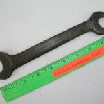 Vintage Chrome Quality Double Open End Wrench 3/4 x 7/8