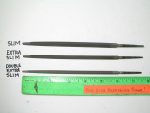 6" Triangle File Extra Slim Black Diamond Nicholson USA - Image 2