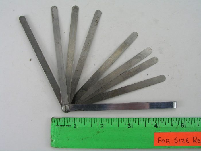 Feeler Gauge Set, Vintage Duro Chrome USA No. 221 Lot A - Image 2