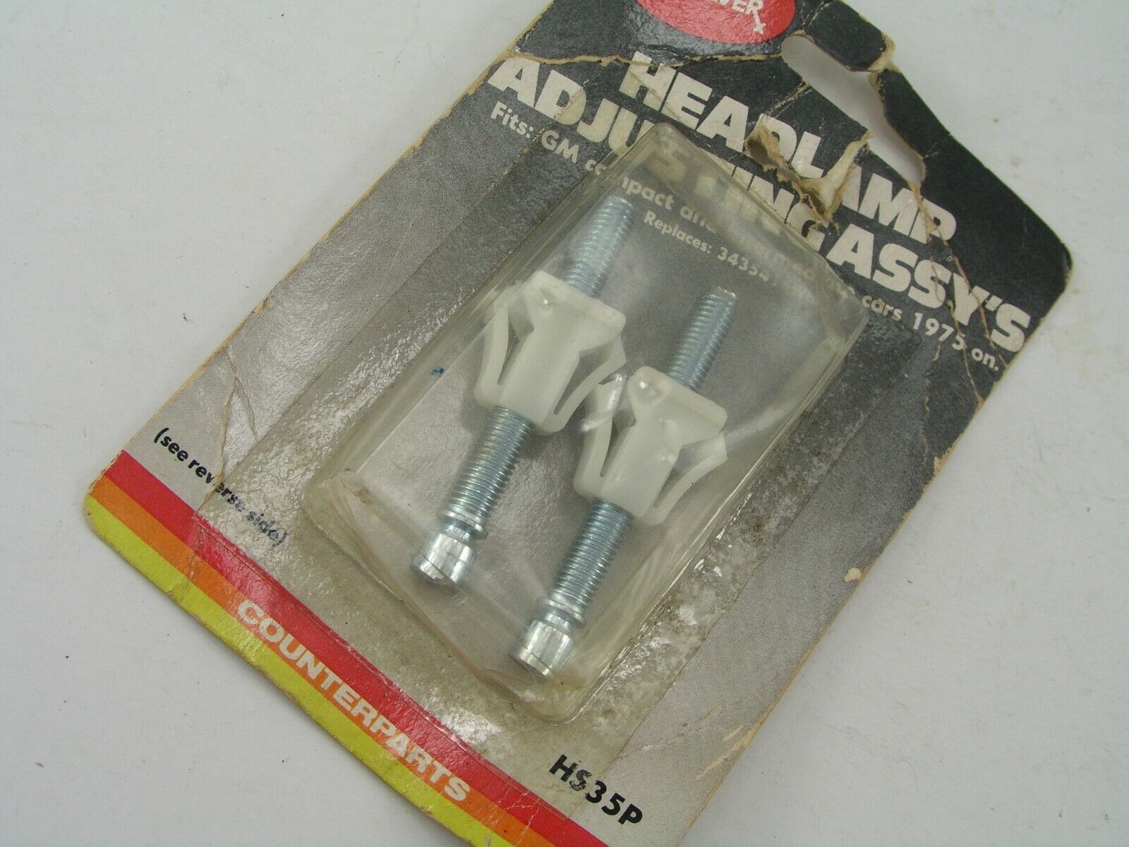 Headlamp Adjusting Screws, Vintage GM 1975 on, PN 343541 Main Image Headlamp Adjusting Screws, Vintage GM 1975 on, PN 343541 - Image 1