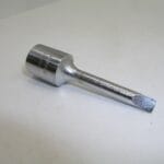 1/4" Standard Flat Screwdriver Bit, 3/8" Drive, Powerkraft 84H4841-1
