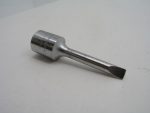 1/4" Standard Flat Screwdriver Bit, 3/8" Drive, Powerkraft 84H4841-1 - Image 3