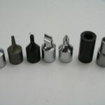 Assorted 1/4" Drive Screwdriver Bits, Phillips, Torx, Standard, 7pc Lot