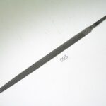 7" Triangle File Slim MF Nicholson USA