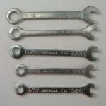5pc Mini Wrench Set Inch Sizes 7/32 to 5/16 Made in USA