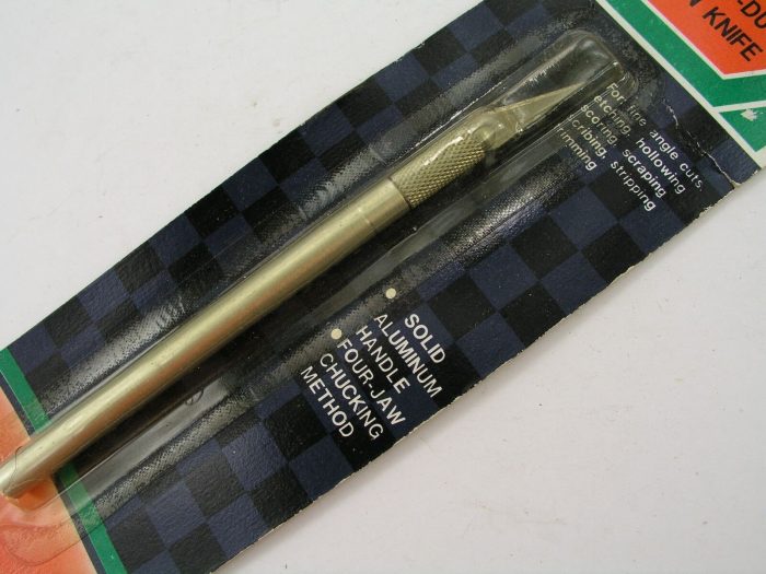 Hobby Knife Handle Precision 4 Jaw Aluminum Chuck uses Xacto Style Blades - Image 2