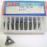 10pcs TCGT 3 2.5 2 AN67 C7 Carbide Inserts, American National Carbide