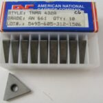 10pcs TNMA 432A AN661 C6 Carbide Inserts, American National Carbide