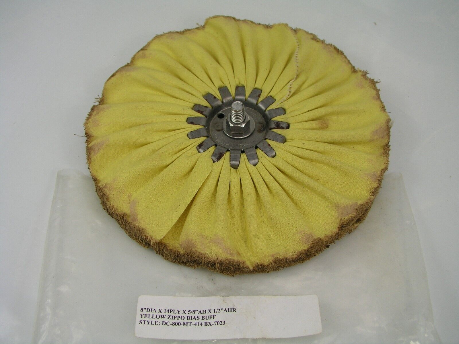 8" Firm Buffing Wheel, Oneway DC800-MT-414 Main Image 8" Firm Buffing Wheel, Oneway DC800-MT-414 - Image 1