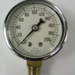 Pressure Gage 0-200PSI, Chrome Case