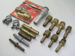 17pcs Hose Fittings Lot Hose to Hose and Hose to NPT Thread - Image 4