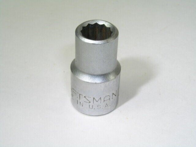 7/16", 1/2" Drive 12pt Socket, Craftsman Gallery Image 0 7/16", 1/2" Drive 12pt Socket, Craftsman - Image 2