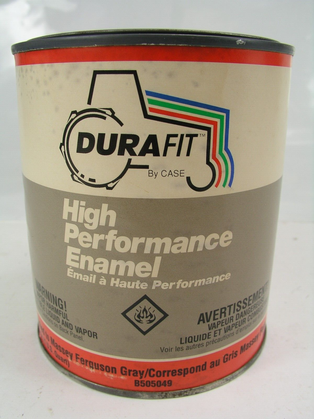 Massey Ferguson Gray Tractor Paint, 1qt, Case Durafit Main Image Massey Ferguson Gray Tractor Paint, 1qt, Case Durafit - Image 1