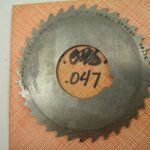 4 x .0470 x 1-1/2 Slitting Saw Blade, ITW