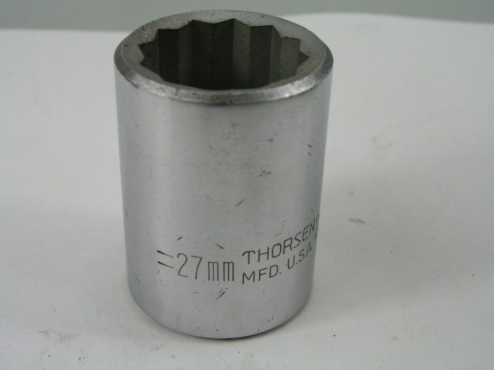 27mm 3/4" Drive Thorsen USA 12pt Socket - Image 1