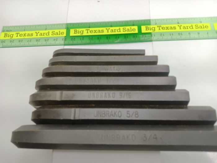 12pc Jumbo Hex Key Wrench Set Unbrako USA 9/64 through 3/4 - Image 3