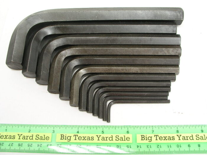 12pc Jumbo Hex Key Wrench Set Unbrako USA 9/64 through 3/4 - Image 5