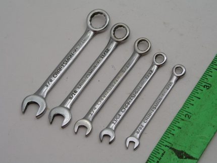 5pc Inch Size Ignition Wrench Set, Craftsman