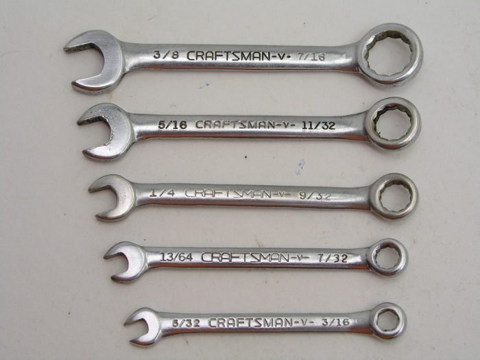 5pc Inch Size Ignition Wrench Set, Craftsman - Image 2