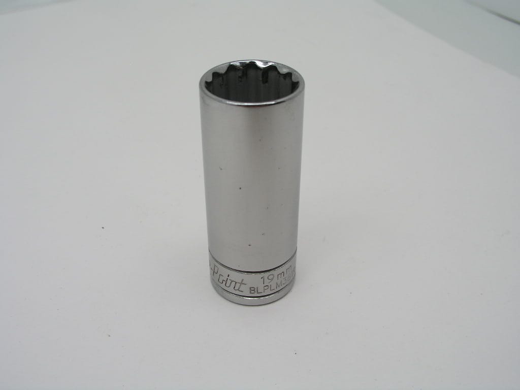 OLYMPUS DIGITAL CAMERA 19mm 3/8" Drive 12pt Deep Socket, Blue Point BLPM3819 - Image 1