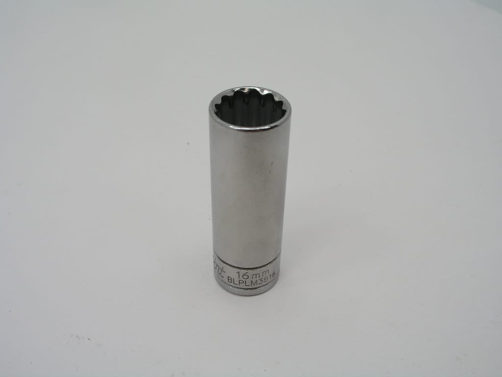 OLYMPUS DIGITAL CAMERA 16mm 3/8" Drive 12pt Deep Socket, Blue Point BLPM3816 - Image 1