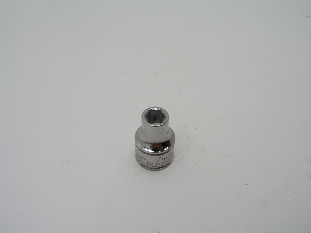 OLYMPUS DIGITAL CAMERA 7mm   3/8" Drive 6pt Socket, Blue Point BLPSM387 - Image 1