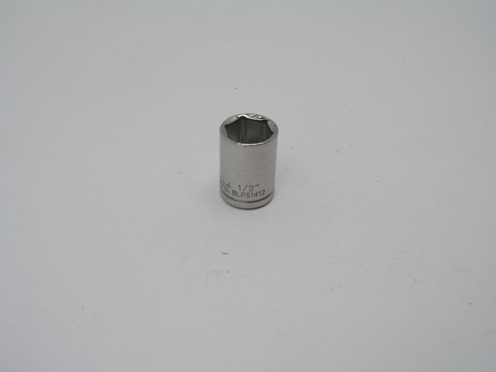 1/2"   1/4" Drive 6pt Socket, Blue Point BLPS1412 - Image 1