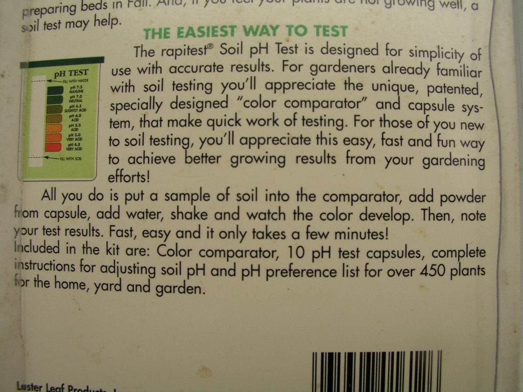 OLYMPUS DIGITAL CAMERA Rapid Test Soil PH Kit, Luster Leaf 1612 - Image 4